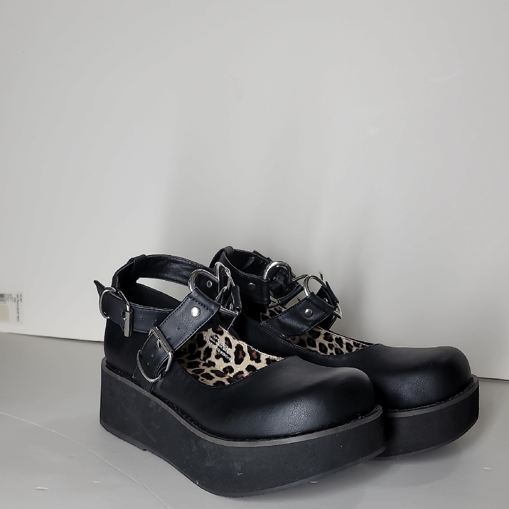 Demonia Buckle Party Platform MaryJane Size 9 - Picture 2 of 7